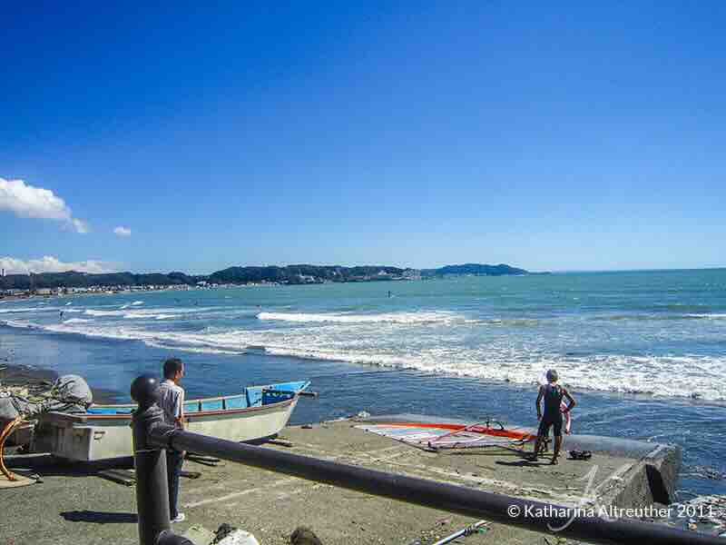 Yuigahama Beach in Kamakura